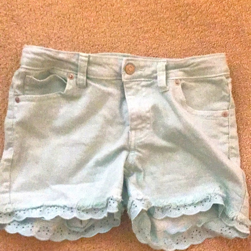 Blue shorts